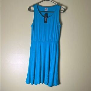 Agnes & Dora feminine Vibrant Blue Mini Dress